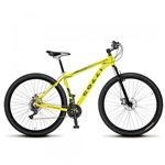 Ficha técnica e caractérísticas do produto Bicicleta Aro 29 Freio a Disco Shimano MTB Alumínio Amarelo Neon - Colli Bikes