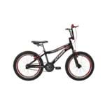 Ficha técnica e caractérísticas do produto Bicicleta Athor Aro 20 Max Cross Aluminio Masculino Preta com Kit Vermelho