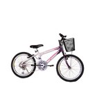 Ficha técnica e caractérísticas do produto Bicicleta Athor Aro 20 Mtb 18/M Charmy Feminino C/ Cestão - Violeta