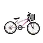 Ficha técnica e caractérísticas do produto Bicicleta Athor Aro 20 Mtb S/m Charmy Feminino C/ Cestão - Violeta