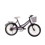 Ficha técnica e caractérísticas do produto Bicicleta Athor Aro 20 Nature Feminino com Cestão - Violeta