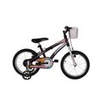 Bicicleta Athor Aro 16 Baby Girl Feminino com Cestinha Violeta