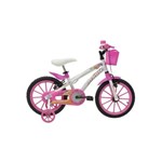 Ficha técnica e caractérísticas do produto Bicicleta Athor Aro 16 Baby Lux Feminino C/ Kit