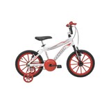 Ficha técnica e caractérísticas do produto Bicicleta Athor Aro 16 Max Aluminio Masculino Branca com Kit Vermelho