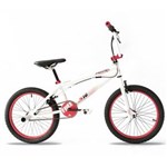 Ficha técnica e caractérísticas do produto Bicicleta Bmx Serie 10 Aro 20` Branco Vermelho 3560 Prox