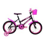 Ficha técnica e caractérísticas do produto Bicicleta Cairu Aro 16 com Cesta Feminina C-High - Pink
