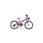 Ficha técnica e caractérísticas do produto Bicicleta Caloi Barbie T11R20V7 Fucsia A15
