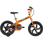 Bicicleta Caloi Power Rex Aro 16 Laranja