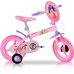 Ficha técnica e caractérísticas do produto Bicicleta Caloi Princesas Aro 12 Rosa