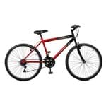 Ficha técnica e caractérísticas do produto Bicicleta Ciclone Plus 21M Vermelho c/ Preto - Master Bike
