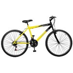 Ficha técnica e caractérísticas do produto Bicicleta Ciclone Plus Aro 26 21 Marchas Master Bike - AMARELO