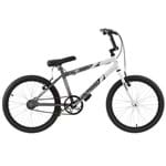 Ficha técnica e caractérísticas do produto Bicicleta Cinza Fosca e Branca Aro 20 Bicolor Pro Tork Ultra