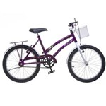 Ficha técnica e caractérísticas do produto Bicicleta Colli Bike Aro 20 Ciça - Violeta/branco