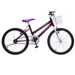 Ficha técnica e caractérísticas do produto Bicicleta Colli Bike Aro 20 Jully - Violeta/branco