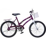 Ficha técnica e caractérísticas do produto Bicicleta Colli Ciça Aro 20 Alumínio - Violeta