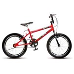Ficha técnica e caractérísticas do produto Bicicleta Colli Cross Ride Extreme Aro 20 36 Raios Guidão Trilhão Vermelha