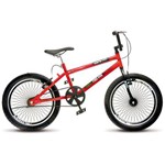 Bicicleta Colli Cross Ride Extreme Aro 20 72 Raios Vermelha