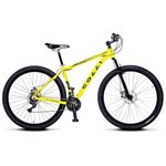 Ficha técnica e caractérísticas do produto Bicicleta Colli em Alumínio Aro 29 MTB Suspensão Dianteira Freios Á Disco Colli - 531 - Amarelo