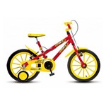 Ficha técnica e caractérísticas do produto Bicicleta Colli Hot Aro 16 Vermelho Freios V-bracke