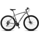 Ficha técnica e caractérísticas do produto Bicicleta Colli MTB High Performance Cinza Aro 29 Alum. Kit Shimano 21M Susp. Dianteira Freios a Dis