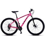 Ficha técnica e caractérísticas do produto Bicicleta Colli Mtb High Performance Rosa Aro 29 Alum. Kit Shimano 21M Susp. Dianteira Freios a Disco