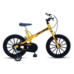 Ficha técnica e caractérísticas do produto Bicicleta Colli MTB Hot Aro16 Masculino Amarelo Preto
