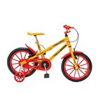 Ficha técnica e caractérísticas do produto Bicicleta Colli Mtb Hot Aro16 Masculino - Amarelo/ Vermelho