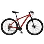 Ficha técnica e caractérísticas do produto Bicicleta Colli Quadro em Alumínio 21 Marchas Aro 29 Freio a Disco - Kit Shimano Vermelho