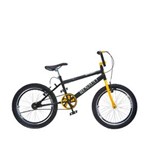 Ficha técnica e caractérísticas do produto Bicicleta Cross Aro 20 Preta e Amarela - Renault