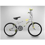 Ficha técnica e caractérísticas do produto Bicicleta Cross Bmx Light Amarela Aro 20