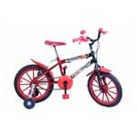 Ficha técnica e caractérísticas do produto Bicicleta Dalannio Bike Meninos Infantil Aro 16 Kids Cor Preto com Vermelho