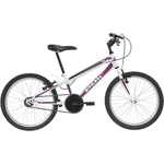 Ficha técnica e caractérísticas do produto Bicicleta Feminina Aro 20 Monomarcha Branco 7138 Polimet