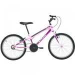 Ficha técnica e caractérísticas do produto Bicicleta Feminina Aro 20 Monomarcha Rosa 7139 Polimet