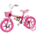 Ficha técnica e caractérísticas do produto Bicicleta Feminina Aro 12 Flower Nathor - 110581