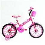 Ficha técnica e caractérísticas do produto Bicicleta Feminina Aro 16 Crossbike (ROSA/PINK)