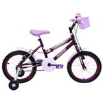 Ficha técnica e caractérísticas do produto Bicicleta Feminina Aro 16 Fadinha - 310008 - Roxo