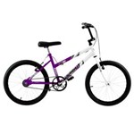 Ficha técnica e caractérísticas do produto Bicicleta Feminina Lilás e Branca Aro 20 Pro Tork Ultra