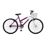 Ficha técnica e caractérísticas do produto Bicicleta Feminina Master Bike Serena - Violeta com Branco