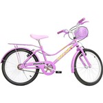 Ficha técnica e caractérísticas do produto Bicicleta Feminina Monark Brisa Aro 20 Violeta