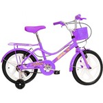 Ficha técnica e caractérísticas do produto Bicicleta Feminina Monark Brisa Aro 16 Violeta