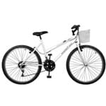 Ficha técnica e caractérísticas do produto Bicicleta Feminina Serena Plus 21V Aro 26 Master Bike - Branco