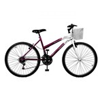 Ficha técnica e caractérísticas do produto Bicicleta Feminina Serena Plus 21v Aro 26 Master Bike