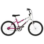 Ficha técnica e caractérísticas do produto Bicicleta Feminina Ultra Bikes Bicolor Aro 20 Rosa e Branca