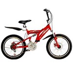 Ficha técnica e caractérísticas do produto Bicicleta Fischer Fast Boy Aro 20 Masculina Freio Disco - Vermelho
