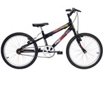 Ficha técnica e caractérísticas do produto Bicicleta Free Action Aro 20 Joy Preto Brilhante 04047006 - Status Bike