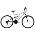 Ficha técnica e caractérísticas do produto Bicicleta Free Action Aro 26 Full FA240 18V Branco/Preto - 04-047.004 - Branco