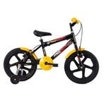 Bicicleta Free Action Joy Aro 16 Preto Brilhante