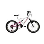 Ficha técnica e caractérísticas do produto Bicicleta Full FA240 6V Aro 20 Branco/Rosa - Mormaii - Branco-Rosa - Feminino
