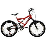 Ficha técnica e caractérísticas do produto Bicicleta Full Fa240 Aro 20 Vermelha 2011893 Mormaii