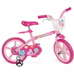 Ficha técnica e caractérísticas do produto Bicicleta Gatinha ARO 14 - Brinq. Bandeirante